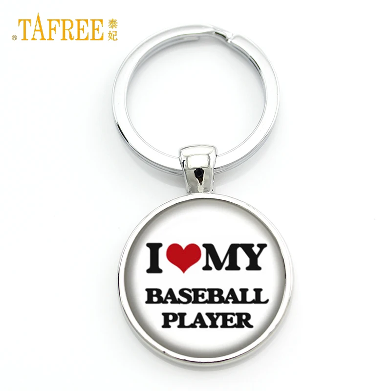 TAFREE Brand casual sports lover I Love Baseball Player key chain ring holder fashion vintage women men keychain jewelry SP53
TAFREE Brand casual sports lover I Love Baseball Player key chain ring holder fashion vintage women men keychain jewelry SP53