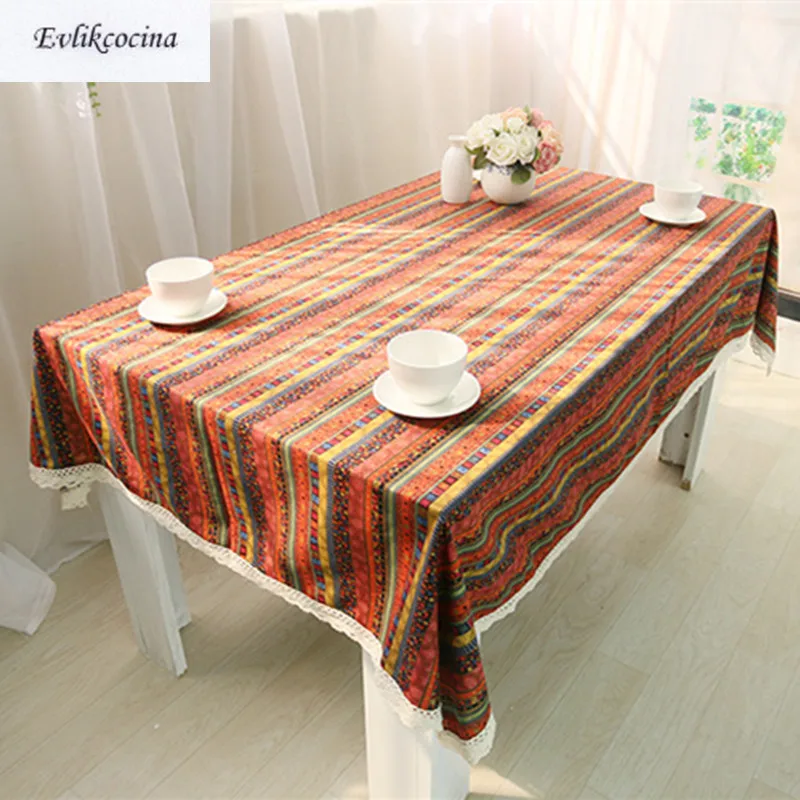 Free Shipping Red Bohemia Striped Tablecloth Cover Toalha De Mesa Nappe Rectangulaire Concise Manteles Para Mesa Tafelkleed
Free Shipping Red Bohemia Striped Tablecloth Cover Toalha De Mesa Nappe Rectangulaire Concise Manteles Para Mesa Tafelkleed