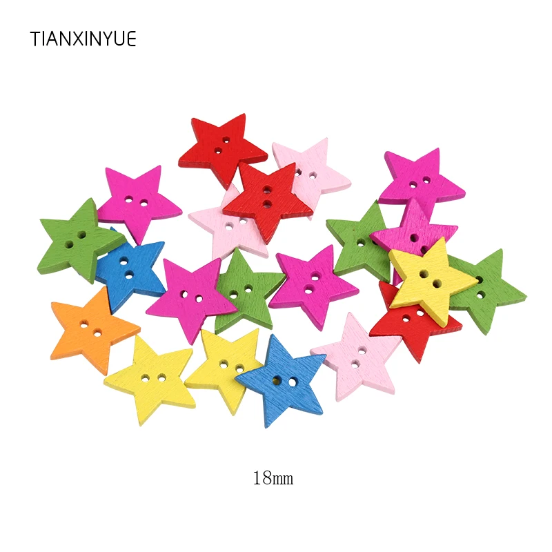 TIANXINYUE 18mm Star Wood Button Sewing Scrapbooking Two Holes Sky Wood Buttons painting,DIY Clothing Accessories
TIANXINYUE 18mm Star Wood Button Sewing Scrapbooking Two Holes Sky Wood Buttons painting,DIY Clothing Accessories
