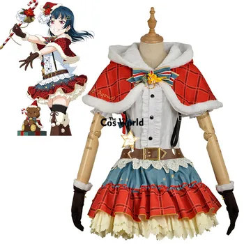 Love Live Sunshine Aqours Tsushima Yoshiko XMAS Christmas Shirt Dress Cloak Uniform Outfit Anime Cosplay Costumes
Love Live Sunshine Aqours Tsushima Yoshiko XMAS Christmas Shirt Dress Cloak Uniform Outfit Anime Cosplay Costumes