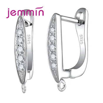 Fashion Clear Crystal Design S925 Sterling Silver Hoop Earrings U Shape Hot Sell Fashion Earrings For Women Girls
Fashion Clear Crystal Design S925 Sterling Silver Hoop Earrings U Shape Hot Sell Fashion Earrings For Women Girls