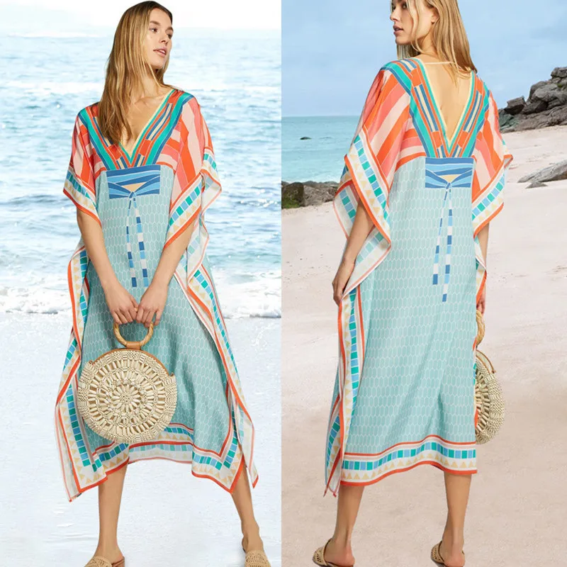 Saida De Praia Feminino 2019 Kaftan Swimwear Lady Loose Bikinis Coverups Swimsuit Female Tunics For The Beach Cover Cape Dresses
Saida De Praia Feminino 2019 Kaftan Swimwear Lady Loose Bikinis Coverups Swimsuit Female Tunics For The Beach Cover Cape Dresses