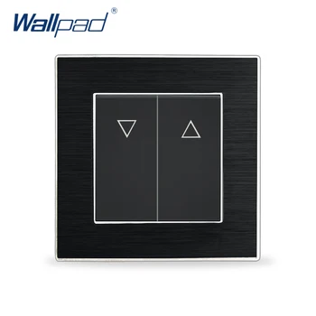 Curtain 2 Gang Momentray Push Button Reset Switches Blind Shutter Wallpad Luxury Wall Switch Satin Metal Panel
Curtain 2 Gang Momentray Push Button Reset Switches Blind Shutter Wallpad Luxury Wall Switch Satin Metal Panel