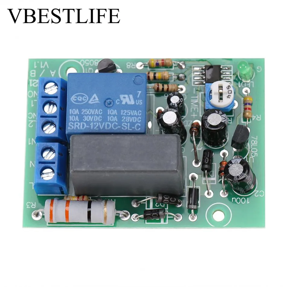 AC 220V Timer Relay Delay Switch Module Input/Output Delay Off Switch Module Adjustable Timing Turn Off Board rele temporizador
AC 220V Timer Relay Delay Switch Module Input/Output Delay Off Switch Module Adjustable Timing Turn Off Board rele temporizador