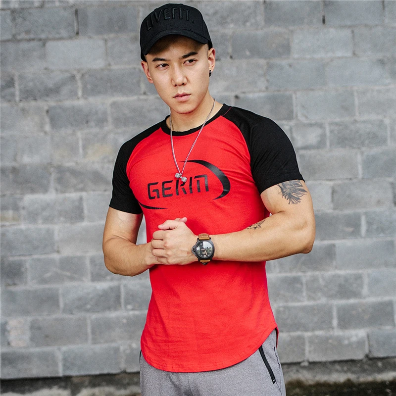 2019 Tshirts Men short sleeve T-Shirt men Fitness fashion printing Sweatshirt Mens Casual Brand Clothing pullover Tops&Tees
2019 Tshirts Men short sleeve T-Shirt men Fitness fashion printing Sweatshirt Mens Casual Brand Clothing pullover Tops&Tees