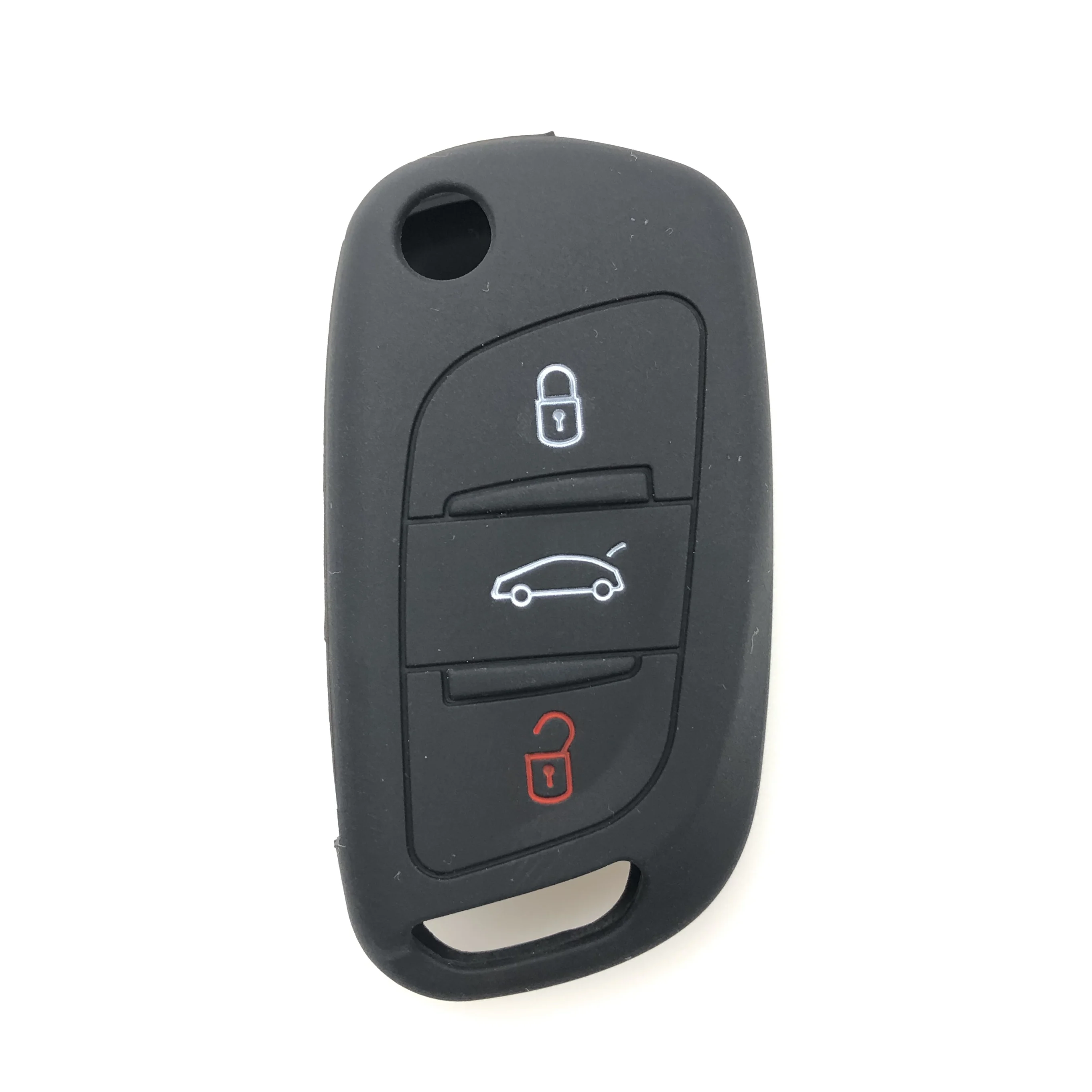 Силиконовые автомобильные аксессуары чехол для ключей Peugeot 307 206 207 407 308 301 3008 406 408