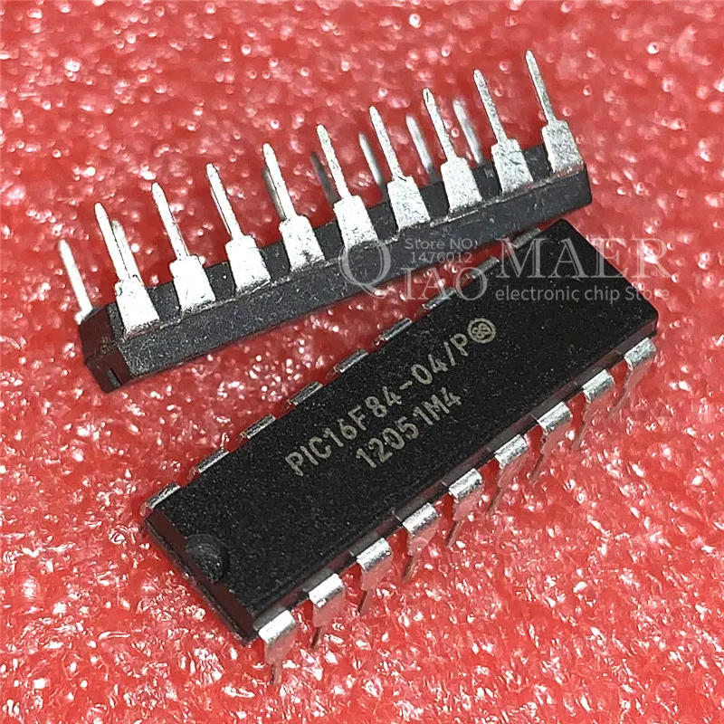 10PCS PIC16F84-04/P PIC16F84-10/P PIC16F84 DIP18 18-pin Flash/EEPROM 8-Bit Microcontrollers
10PCS PIC16F84-04/P PIC16F84-10/P PIC16F84 DIP18 18-pin Flash/EEPROM 8-Bit Microcontrollers
