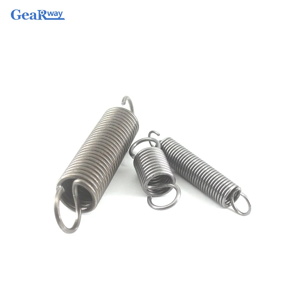 Gearway 2pcs 1mm Thickness 8mm OD Extension Spring Small Tension Springs 150/160/180/200/220/300mm Steel Long Extension Spring
Gearway 2pcs 1mm Thickness 8mm OD Extension Spring Small Tension Springs 150/160/180/200/220/300mm Steel Long Extension Spring