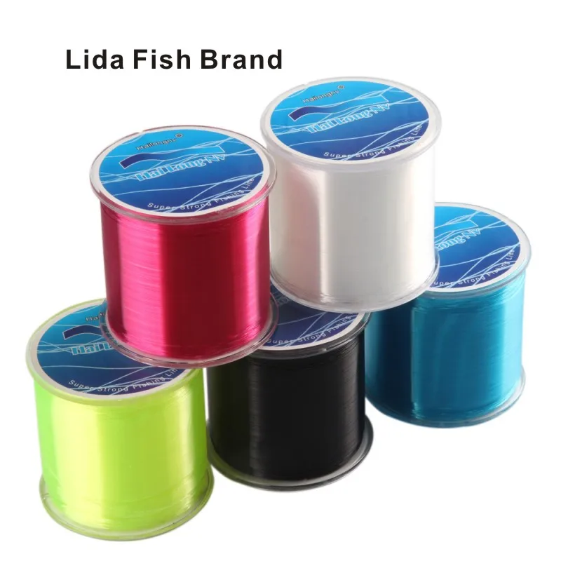 Lida Fish Brand 6 colors 500m Nylon fishing line High quality Japanese imported raw silk latest nano skills 
Lida Fish Brand 6 colors 500m Nylon fishing line High quality Japanese imported raw silk latest nano skills