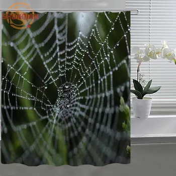 unique spider web Custom Shower Curtain Fabric polyester Bath Curtain beautiful H03rt26-130
unique spider web Custom Shower Curtain Fabric polyester Bath Curtain beautiful H03rt26-130