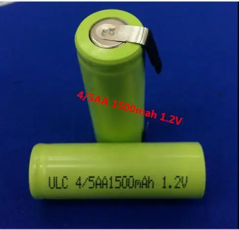 NEW battery 4/5AA 1500mah 4/5AA1500mah 1.2V Ni-MH Rechargeable battery 4/5AA1500mAh1.2V 1.2V NO.5 batteries leg foot 5pcs/lot
NEW battery 4/5AA 1500mah 4/5AA1500mah 1.2V Ni-MH Rechargeable battery 4/5AA1500mAh1.2V 1.2V NO.5 batteries leg foot 5pcs/lot