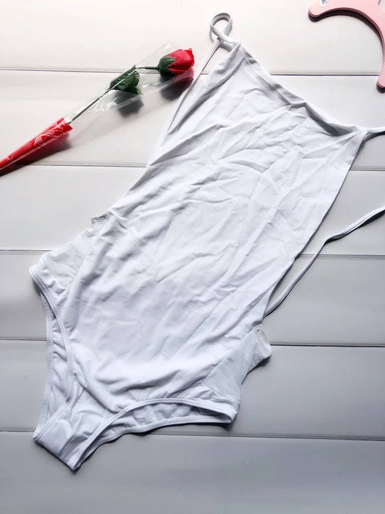 Discount This Month Solid Color One Piece Swimsuit Bikini Monokini For Women Swimwear Bathing Suit