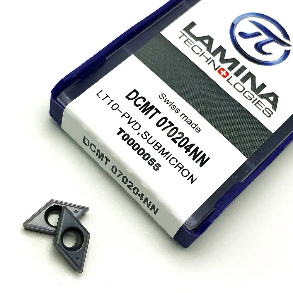 High quality 20pcs DCMT070204 NN LT10 LAMINA inner hole turning tool carbide insert CNC machining center Insert dcmt 070204
High quality 20pcs DCMT070204 NN LT10 LAMINA inner hole turning tool carbide insert CNC machining center Insert dcmt 070204