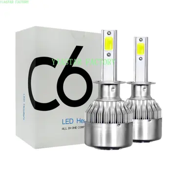 C6 LED Car Headlights 72W 7600LM COB Auto Headlamp Bulbs H1 H3 H4 H7 H11 880 9004 9005 9006 9007 Car Lights
C6 LED Car Headlights 72W 7600LM COB Auto Headlamp Bulbs H1 H3 H4 H7 H11 880 9004 9005 9006 9007 Car Lights