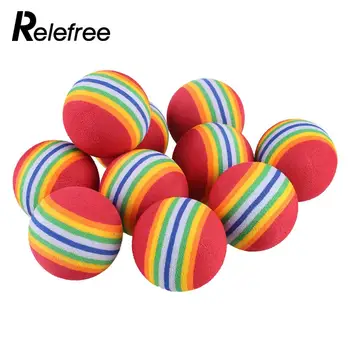 Relefree 2016 Hot Sale 10Pcs Rainbow EVA Foam Sponge Golf Tennis Ball Swing Practice Training Aid
Relefree 2016 Hot Sale 10Pcs Rainbow EVA Foam Sponge Golf Tennis Ball Swing Practice Training Aid