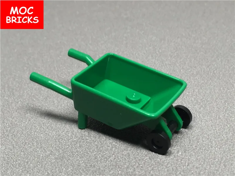 5 sets/lot MOC Bricks DIY Utensil Wheelbarrow Frame with Black Trolley Wheels fit with 98288 / 2496 Building Blocks Toys Gift
5 sets/lot MOC Bricks DIY Utensil Wheelbarrow Frame with Black Trolley Wheels fit with 98288 / 2496 Building Blocks Toys Gift