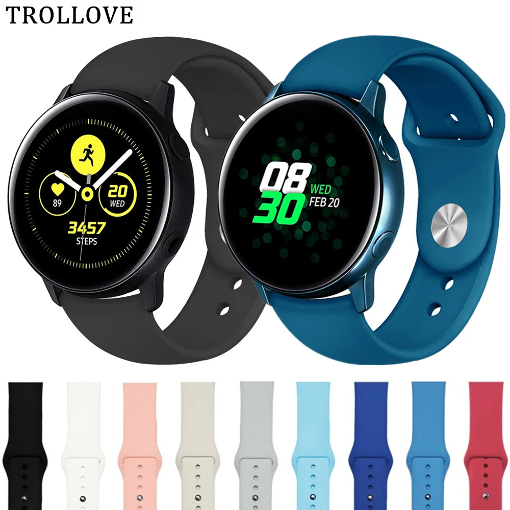 New Soft Silicone Strap for Samsung Gear Sport S2 Classic Galaxy Watch Active 42mm Band 20mm Bracelet Huawei 2 Huami Amazfit BIP
New Soft Silicone Strap for Samsung Gear Sport S2 Classic Galaxy Watch Active 42mm Band 20mm Bracelet Huawei 2 Huami Amazfit BIP