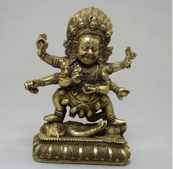Exquisite Retro Old Antique Brass crafts collection six arm Buddha sculpture ornaments
Exquisite Retro Old Antique Brass crafts collection six arm Buddha sculpture ornaments