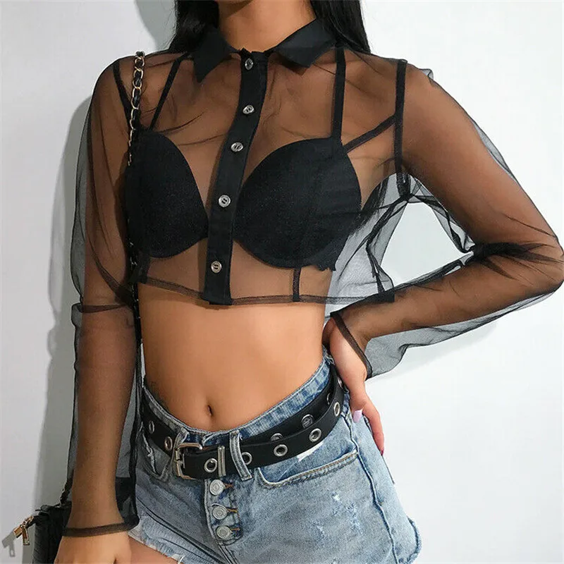 Women Sheer Mesh Crop Top Fish Net See Through Loose Tee Tank Beach Summer Party Club Streetwear Black Beachwear
Women Sheer Mesh Crop Top Fish Net See Through Loose Tee Tank Beach Summer Party Club Streetwear Black Beachwear