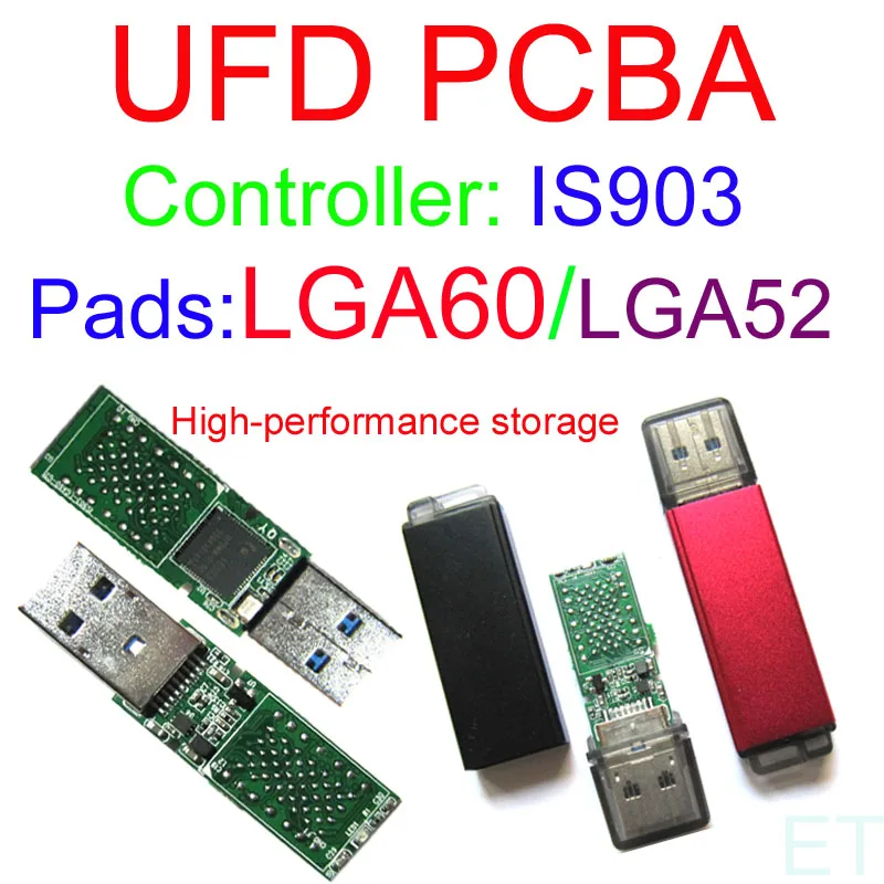Best Quality USB FLASH DRIVE PCBA, LGA60 / LGA52 Dual Pads, IS903 Controller USB3.0 PCBA with Cases, DIY UFD KITS
Best Quality USB FLASH DRIVE PCBA, LGA60 / LGA52 Dual Pads, IS903 Controller USB3.0 PCBA with Cases, DIY UFD KITS