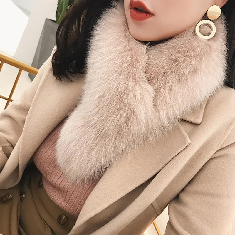 EIFURKOP Female Imported Real and Natural White Fox Basic Style Scarf Women Long Fox Fur Scarf Ladies Neck Hair Collar
EIFURKOP Female Imported Real and Natural White Fox Basic Style Scarf Women Long Fox Fur Scarf Ladies Neck Hair Collar