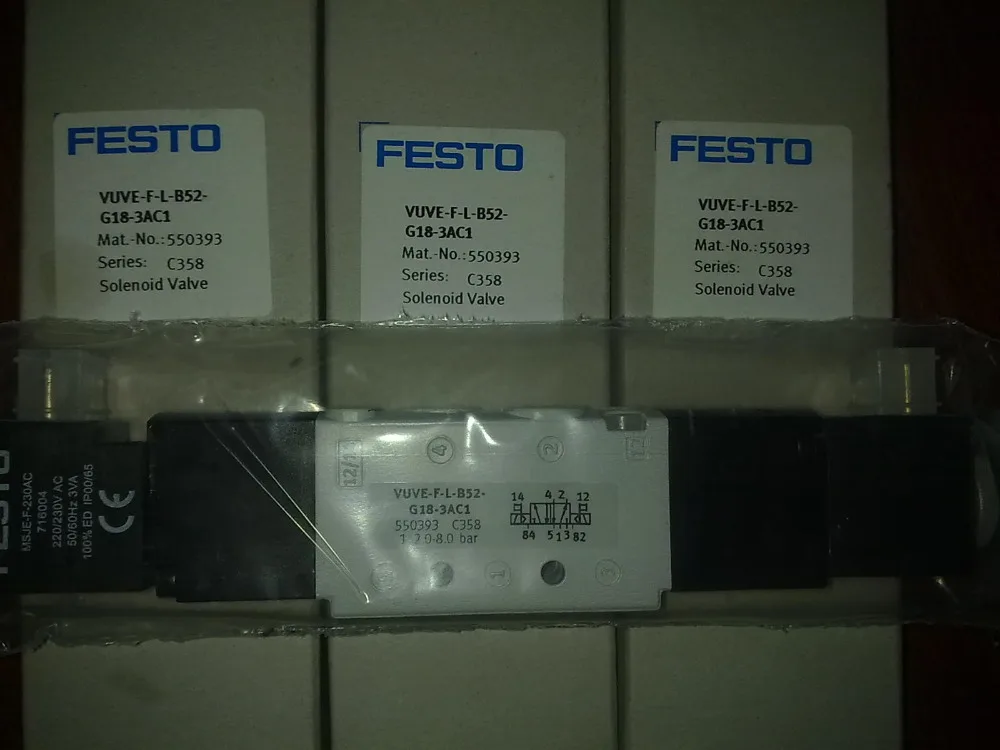 VUVE-F-L-B52-G18-3AC1 550393 solenoid valves body FESTO without Coil free shipping
VUVE-F-L-B52-G18-3AC1 550393 solenoid valves body FESTO without Coil free shipping