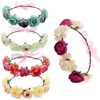 Flower Crown Artificial Flower Wreaths Five Colors Manual Cane Aestheticism Hair Hoop Women Free Shipping WB342
Flower Crown Artificial Flower Wreaths Five Colors Manual Cane Aestheticism Hair Hoop Women Free Shipping WB342