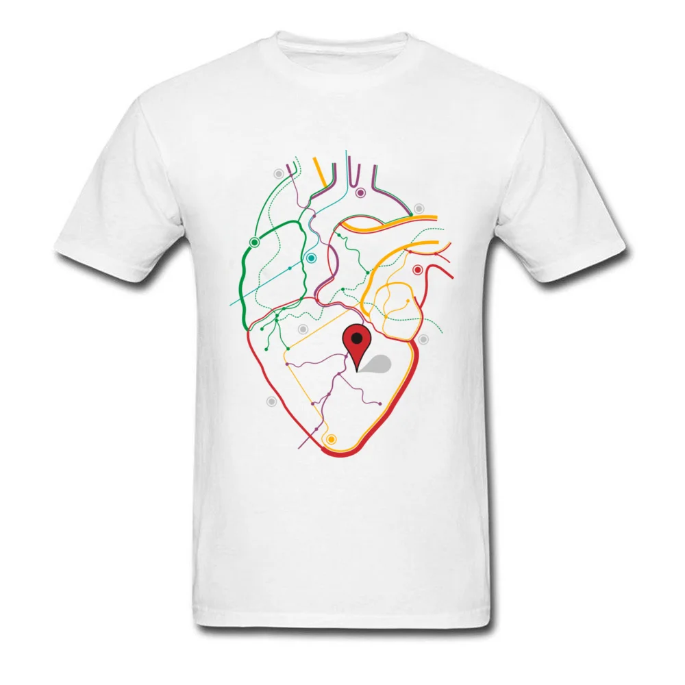 Prevailing You Are Here Leisure T Shirt Crewneck Cotton Fabric Man Tops Shirts Short Sleeve Summer Fall Leisure Sweatshirts You Are Here white