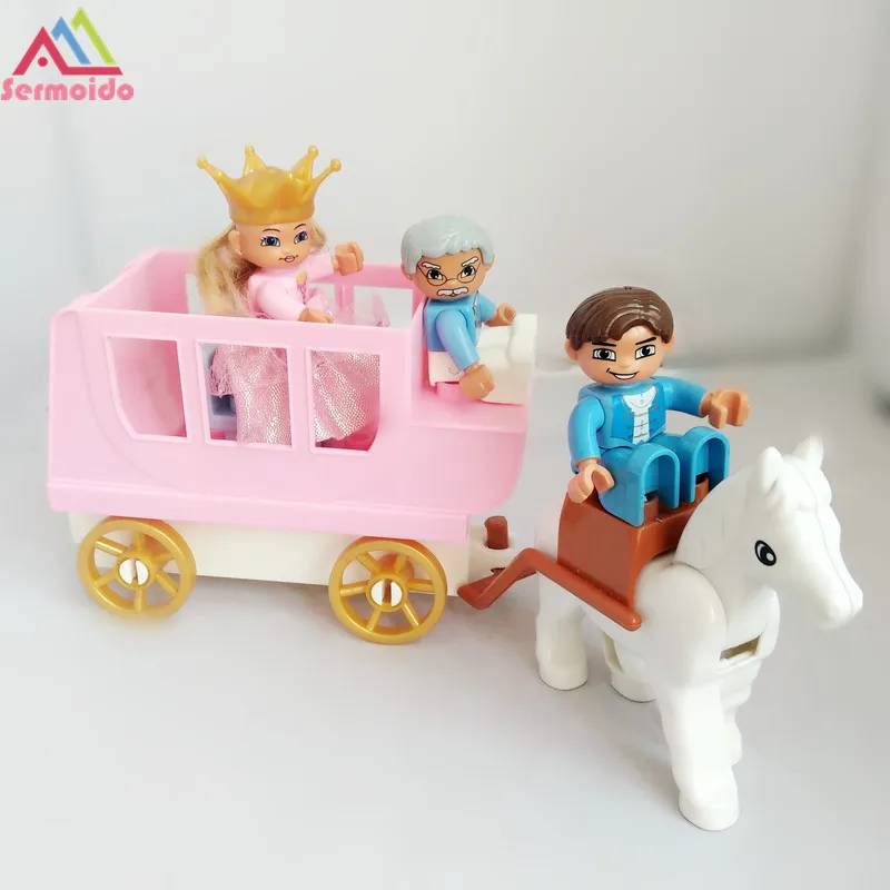 sermoido Friends For Girl Building Blocks Princess Cinderella's Carriage Pumpkin Sets Toy Compatible With Duploe DBP251
sermoido Friends For Girl Building Blocks Princess Cinderella's Carriage Pumpkin Sets Toy Compatible With Duploe DBP251