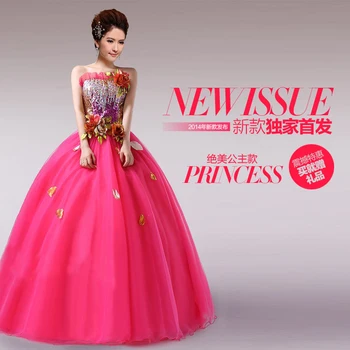 Hot Fascinating Strapless Layered Flowers Applique Beaded Rhinestone Pearls Ball Gown Sweet Girls' Quinceanera Dresses
Hot Fascinating Strapless Layered Flowers Applique Beaded Rhinestone Pearls Ball Gown Sweet Girls' Quinceanera Dresses