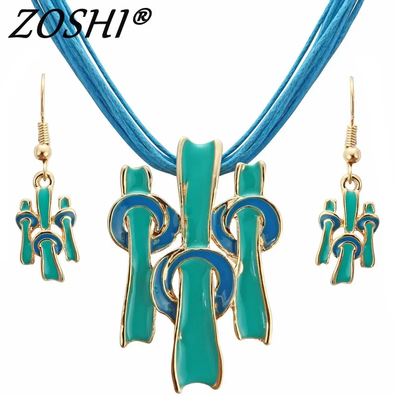 Blue Color Fashion Jewelry Sets Geometric Necklaces & Pendants Multilayer Statement Necklace Earrings Sets For Women jewelry
Blue Color Fashion Jewelry Sets Geometric Necklaces & Pendants Multilayer Statement Necklace Earrings Sets For Women jewelry