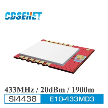Wireless rf Receiver SI4438 433MHz Long Range Transceiver CDSENET E10-433MD3 SPI 100mW Wireless Transmitter iot rf Module
Wireless rf Receiver SI4438 433MHz Long Range Transceiver CDSENET E10-433MD3 SPI 100mW Wireless Transmitter iot rf Module