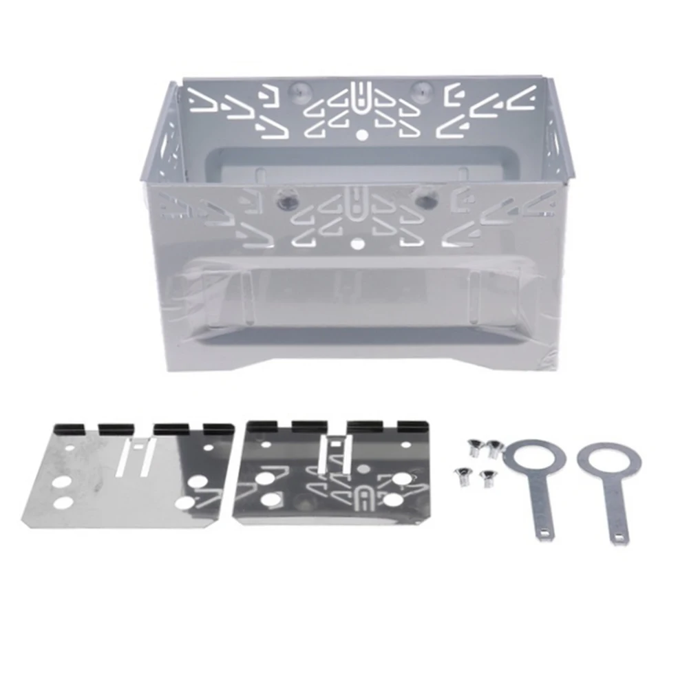 Universal Car 2 Din Dashboard Installation Fitting Frame Mounting Kit for Radio Player Side Brackets Stereo Release Keys
Universal Car 2 Din Dashboard Installation Fitting Frame Mounting Kit for Radio Player Side Brackets Stereo Release Keys