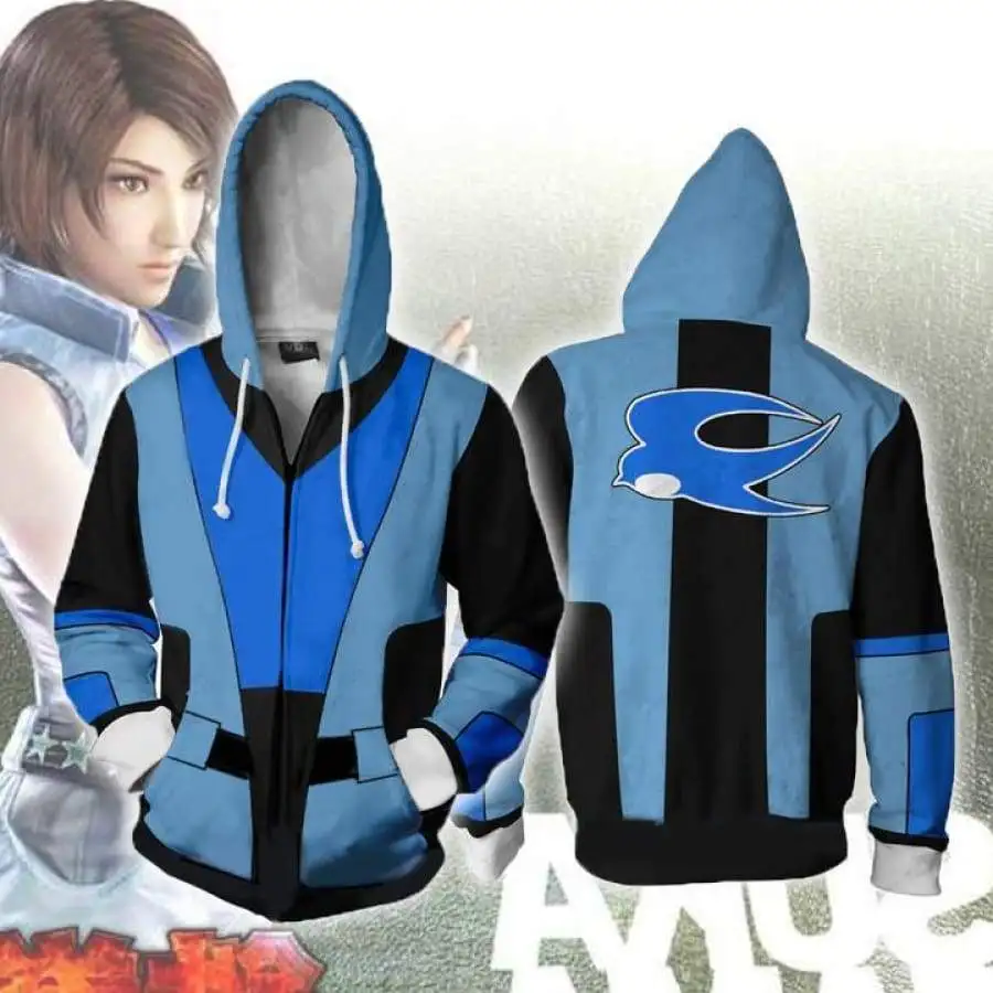 Game Tekken 7 Catalina Hoodie Jacket Cosplay Costume Tekken Hoodie men women fashion 3D Printing zipper Hooded Sweatshirts
Game Tekken 7 Catalina Hoodie Jacket Cosplay Costume Tekken Hoodie men women fashion 3D Printing zipper Hooded Sweatshirts
