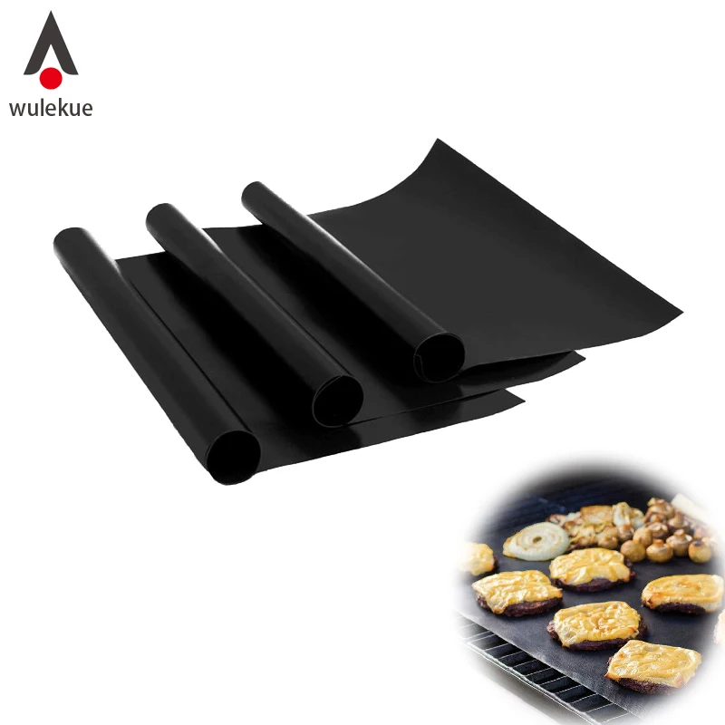 M L Two Size PTFE /TEFLON Reusable Nonstick BBQ Grill Mat Heat Resistant Pad Sheet Cooking Tool BBQ Accessories
M L Two Size PTFE /TEFLON Reusable Nonstick BBQ Grill Mat Heat Resistant Pad Sheet Cooking Tool BBQ Accessories