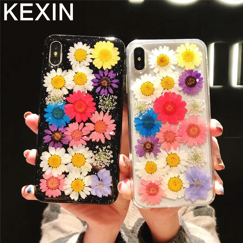 KEXIN Elegant Real Flower Inside Design Phone Case For iPhone XS MAX XR X For Apple iphone 7 8 Plus Clear Case Floral Soft Cover
KEXIN Elegant Real Flower Inside Design Phone Case For iPhone XS MAX XR X For Apple iphone 7 8 Plus Clear Case Floral Soft Cover