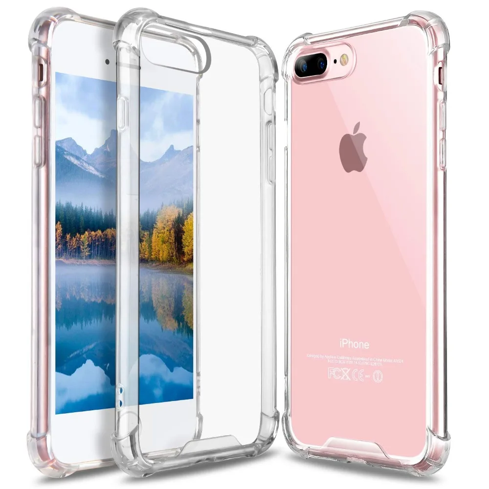 For iPhone 7 Case Crystal Clear Shockproof Cover Transparent Soft TPU Cases for Apple iPhone 8 Plus X 6 6S 5 5S SE Coque
For iPhone 7 Case Crystal Clear Shockproof Cover Transparent Soft TPU Cases for Apple iPhone 8 Plus X 6 6S 5 5S SE Coque