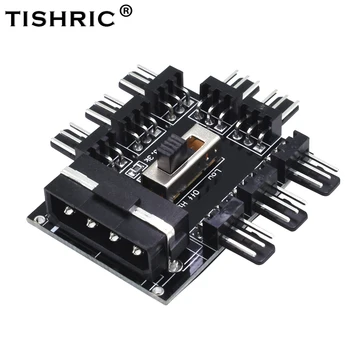 TISHRIC PC 1 to 8 4Pin Molex Cooler Cooling Fan Hub Splitter Cable PWM 3Pin Power Supply Speed Controller Adapter For PC Mining
TISHRIC PC 1 to 8 4Pin Molex Cooler Cooling Fan Hub Splitter Cable PWM 3Pin Power Supply Speed Controller Adapter For PC Mining