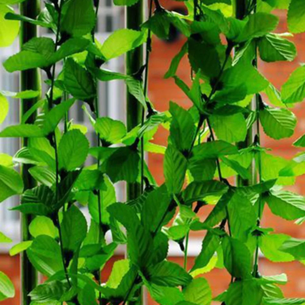 Artificial Flower 2M Artificial Ivy Green Leaf Garland Plants Vine Fake Foliage Flowers Home Garden Decor Plastic Rattan String
Artificial Flower 2M Artificial Ivy Green Leaf Garland Plants Vine Fake Foliage Flowers Home Garden Decor Plastic Rattan String