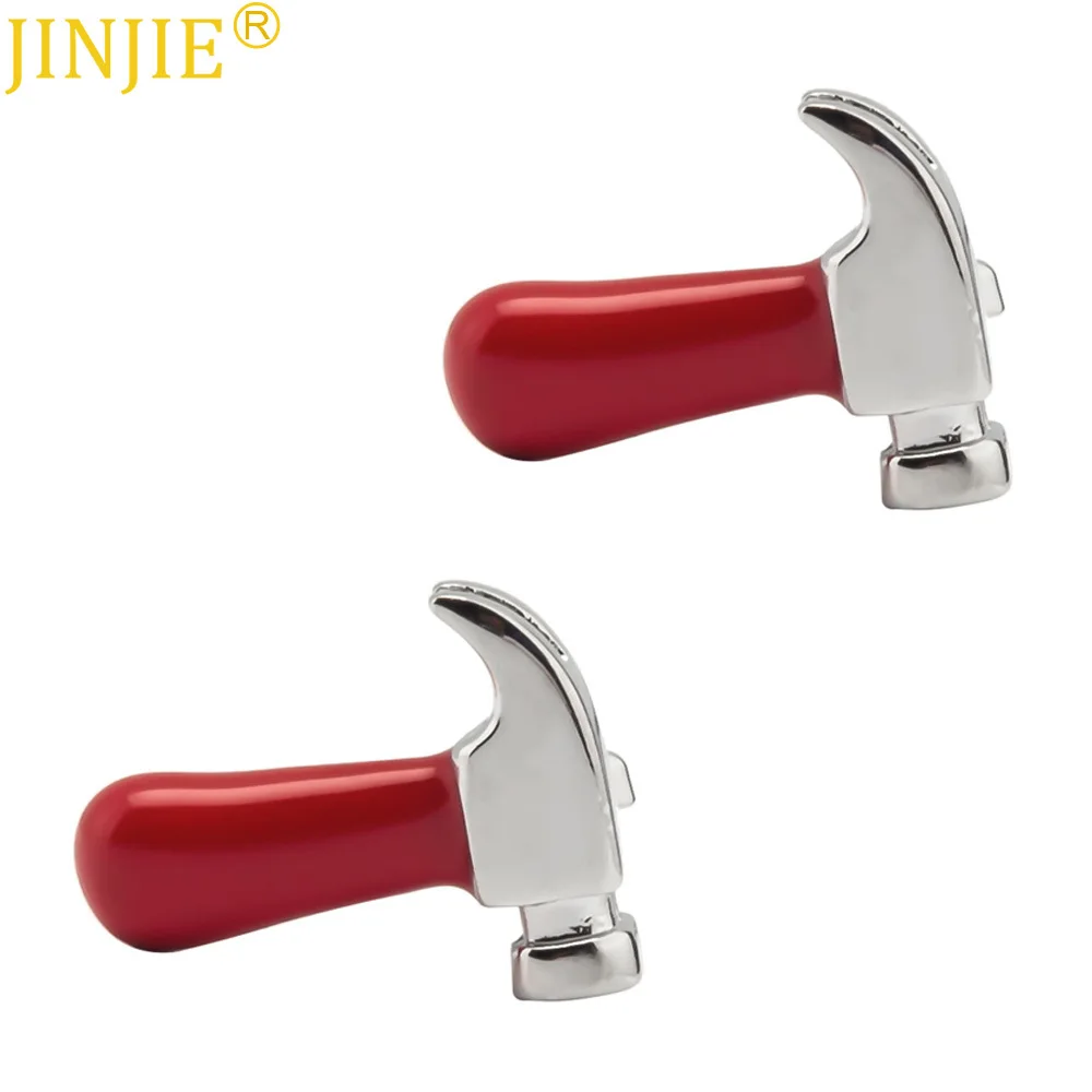 New 2019 Fun Red Hammer Shape Painted Men's French Shirt Cuff Button Cufflinks Cufflinks High Quality for Man
New 2019 Fun Red Hammer Shape Painted Men's French Shirt Cuff Button Cufflinks Cufflinks High Quality for Man