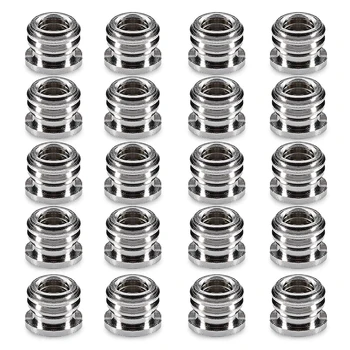 20 Pieces Metal 1/4" to 3/8" convert screw adapter reducer bushing for Camera Tripod Monopod Ballhead
20 Pieces Metal 1/4" to 3/8" convert screw adapter reducer bushing for Camera Tripod Monopod Ballhead