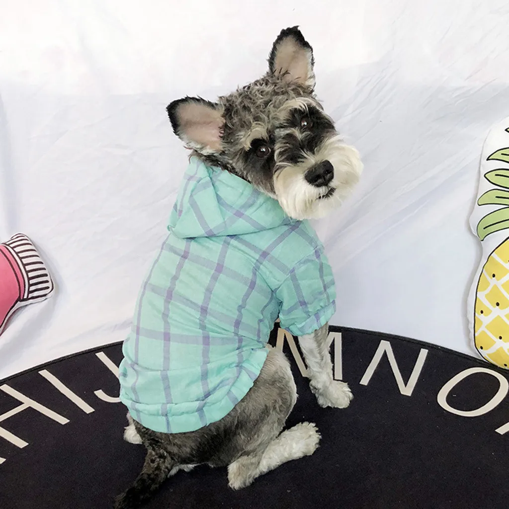 Plaid Pet Dog Shirt Summer 2019 Casual Breathable Plaid Printed Sunshade Hat Thin Dog Clothes For Small medium Dogs Pet Products
Plaid Pet Dog Shirt Summer 2019 Casual Breathable Plaid Printed Sunshade Hat Thin Dog Clothes For Small medium Dogs Pet Products