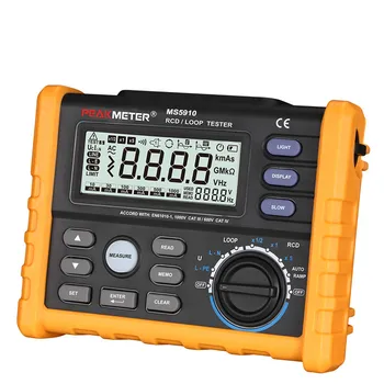 PROTMEX Digital RCD Loop resistance tester meter Multimeter USB Interface Trip-out Current/Time Tester PM5910
PROTMEX Digital RCD Loop resistance tester meter Multimeter USB Interface Trip-out Current/Time Tester PM5910
