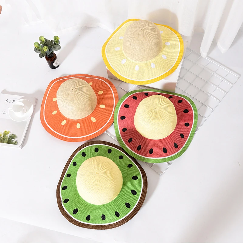 Summer Ladies Visor Foldable Color Watermelon Cap Creative Fruit Pattern Straw Hat Sunscreen Ins Wind Watermelon Shape Beach Hat
Summer Ladies Visor Foldable Color Watermelon Cap Creative Fruit Pattern Straw Hat Sunscreen Ins Wind Watermelon Shape Beach Hat