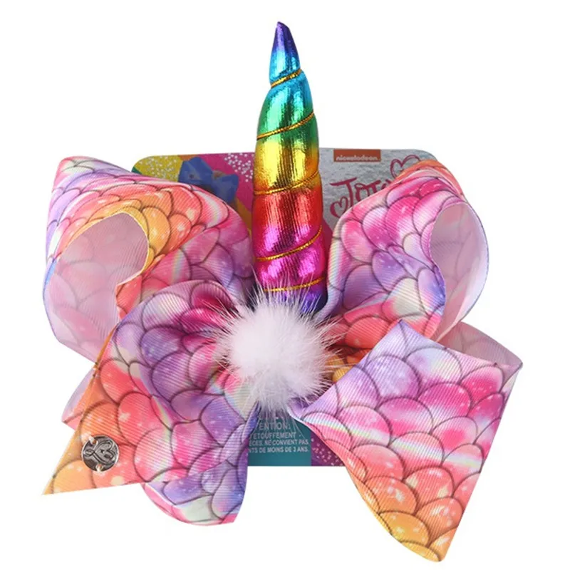 8" Mermaid Hair Bows with Clips Sequin Unicorn Horn Unicorn Rainbow Hairpins Hair Accessories for Girls
8" Mermaid Hair Bows with Clips Sequin Unicorn Horn Unicorn Rainbow Hairpins Hair Accessories for Girls