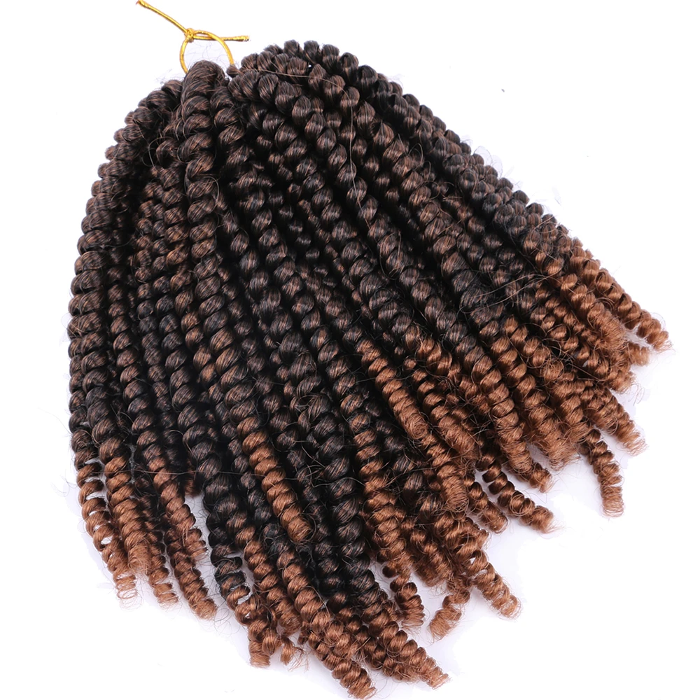 Angie 8 inch Crochet Braids Ombre Spring Twist Hair Synthetic Hair Extensions Braids Kinky Curly Twists 110g/pack
Angie 8 inch Crochet Braids Ombre Spring Twist Hair Synthetic Hair Extensions Braids Kinky Curly Twists 110g/pack