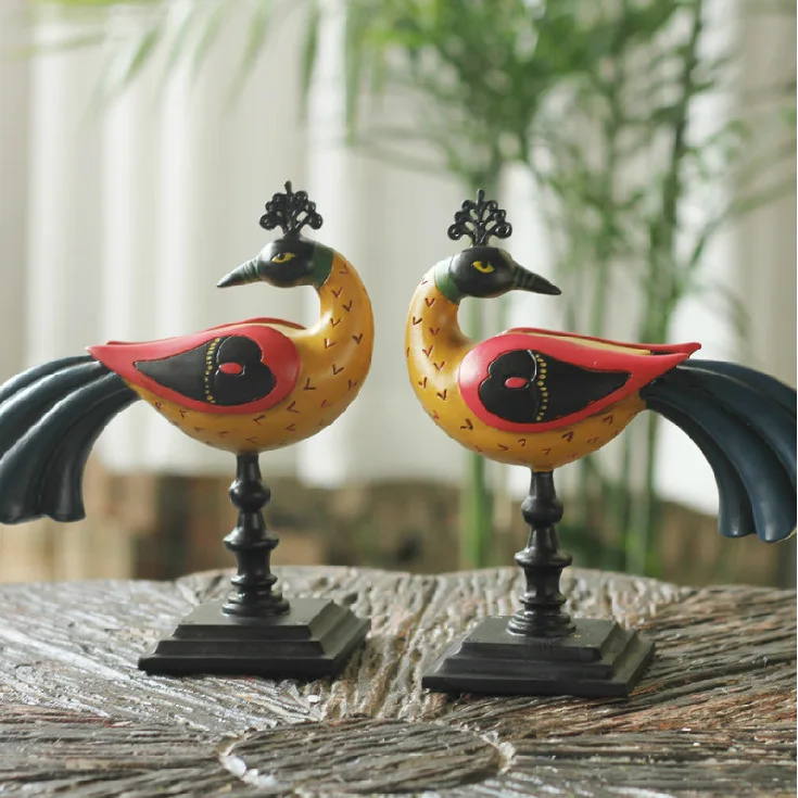 Temple painted 2pcs/lot Leiothrixs Resin Ornaments Decorations Lucky Christmas Gift Home Bar Crafts
Temple painted 2pcs/lot Leiothrixs Resin Ornaments Decorations Lucky Christmas Gift Home Bar Crafts