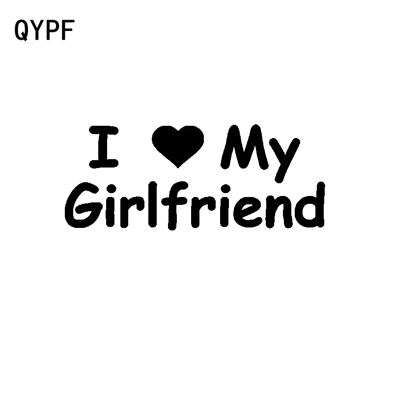 QYPF 15.5CM*6.2CM I Love My Girlfriend Vinyl Art Characters Car Styling Car Sticker Decal Black Silver C15-3048
QYPF 15.5CM*6.2CM I Love My Girlfriend Vinyl Art Characters Car Styling Car Sticker Decal Black Silver C15-3048