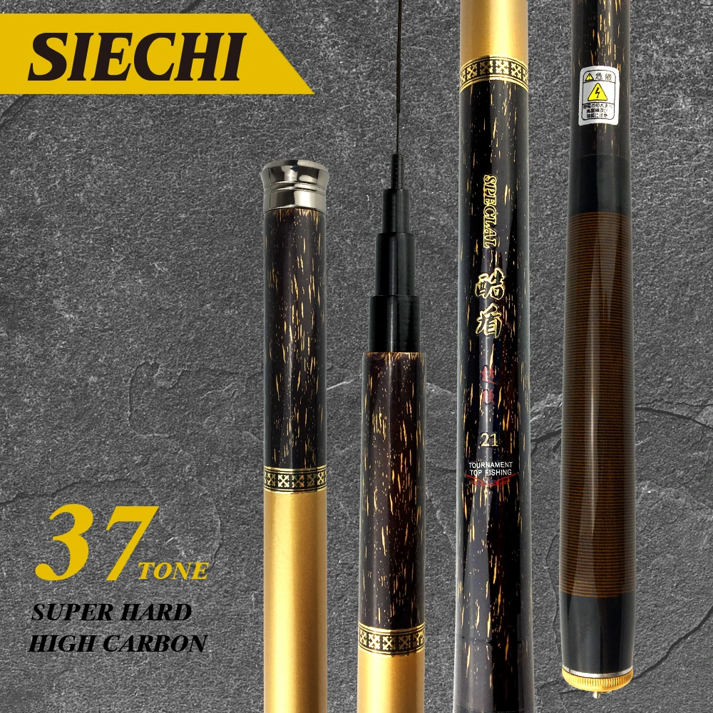 SIECHI 2018 New 1PCS 3.6m-7.2m Carbom Fiber Fishing Rod Hand ultra-light super hard carbon Fishing Rods
SIECHI 2018 New 1PCS 3.6m-7.2m Carbom Fiber Fishing Rod Hand ultra-light super hard carbon Fishing Rods