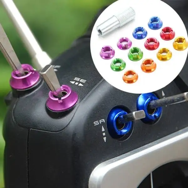 STAR POWER Radio Control Transmitter Switch Color Nut for Futaba JR FPV Racing Drone
STAR POWER Radio Control Transmitter Switch Color Nut for Futaba JR FPV Racing Drone